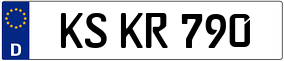 Truck License Plate